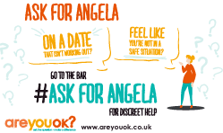 Ask For Angela - Window Sticker